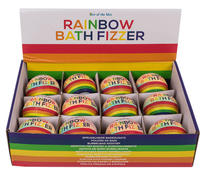 Fizzy bath bomb, Rainbow,, Pride,