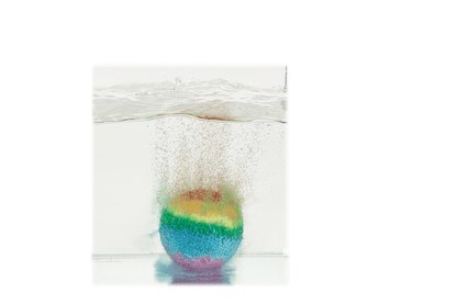 Fizzy bath bomb, Rainbow,, Pride,