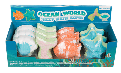 Fizzy bath bomb, Ocean World, ca. 100 g,