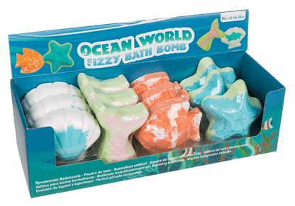 Fizzy bath bomb, Ocean World, ca. 100 g,