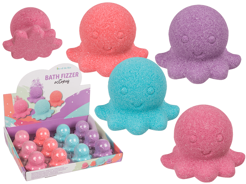 Fizzy bath bomb, Octopus, ca. 100 g,