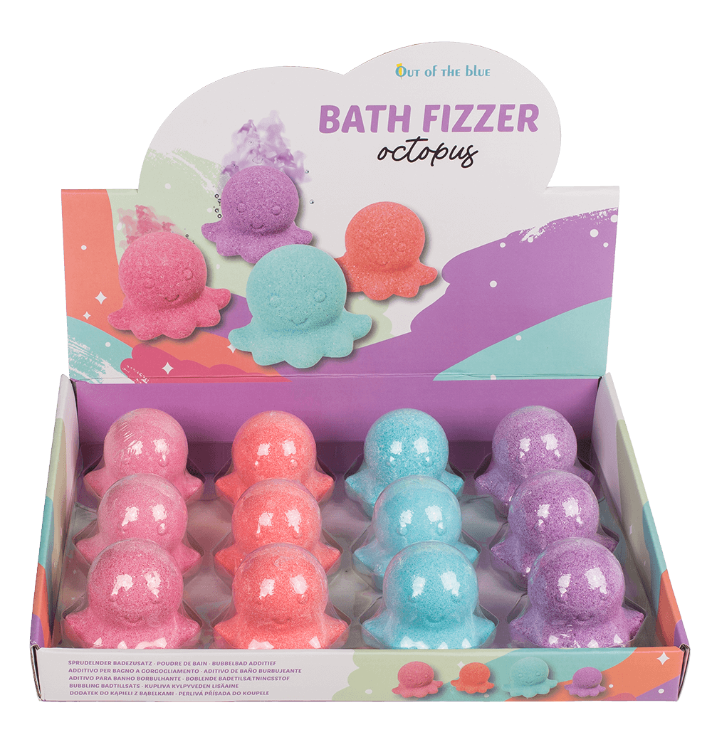 Fizzy bath bomb, Octopus, ca. 100 g,