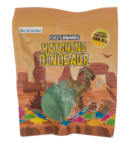 Fizzy bomb, with Dinosaur figurine,