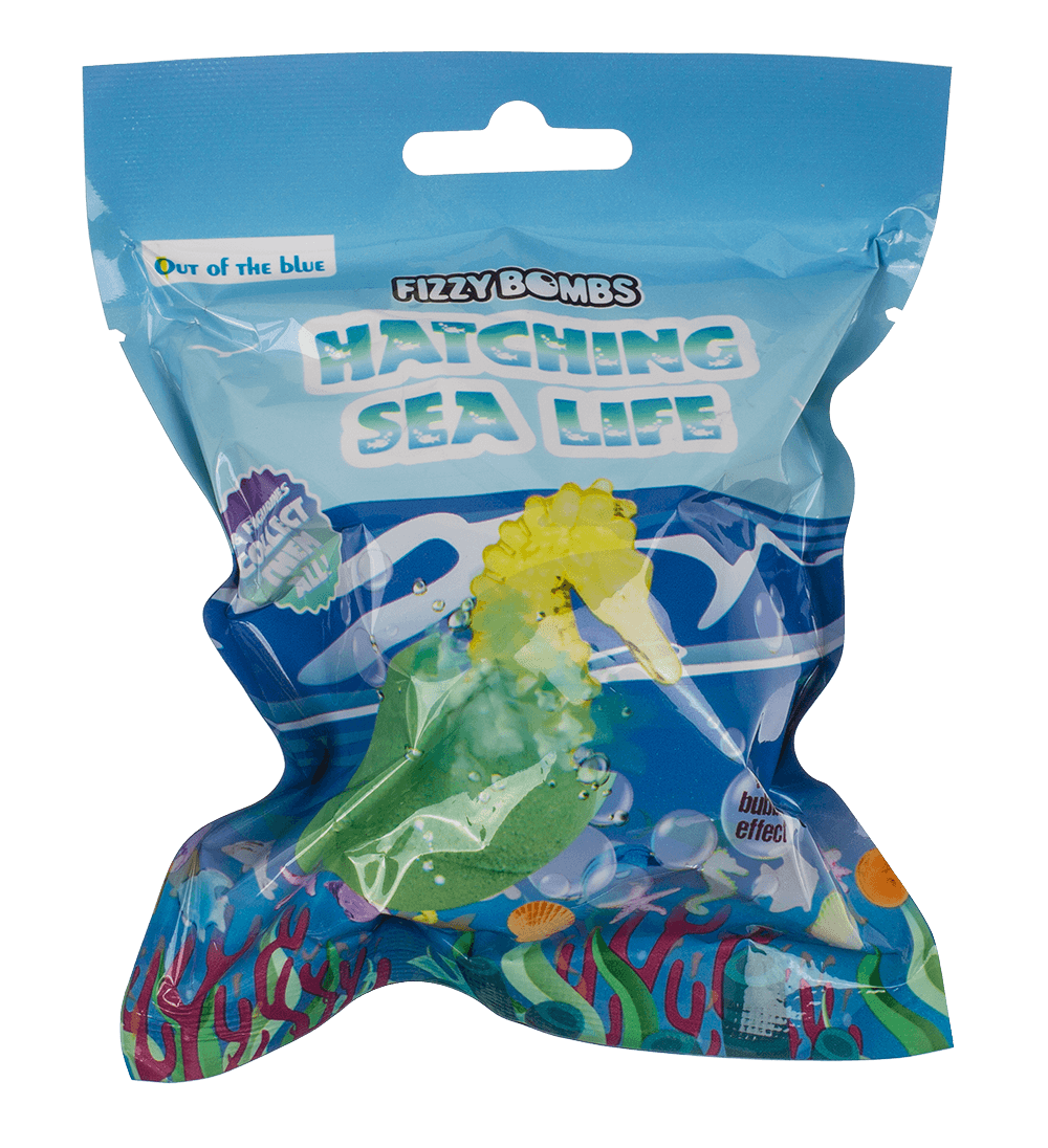 Fizzy bomb, with Sea-Life figurine,