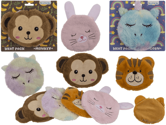 Heat pack, Animal Friends, 4 assorted,