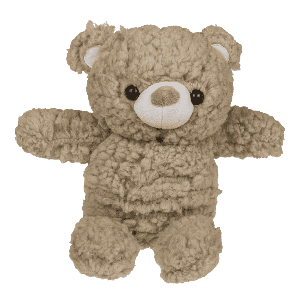 Plush bear with heat pack,