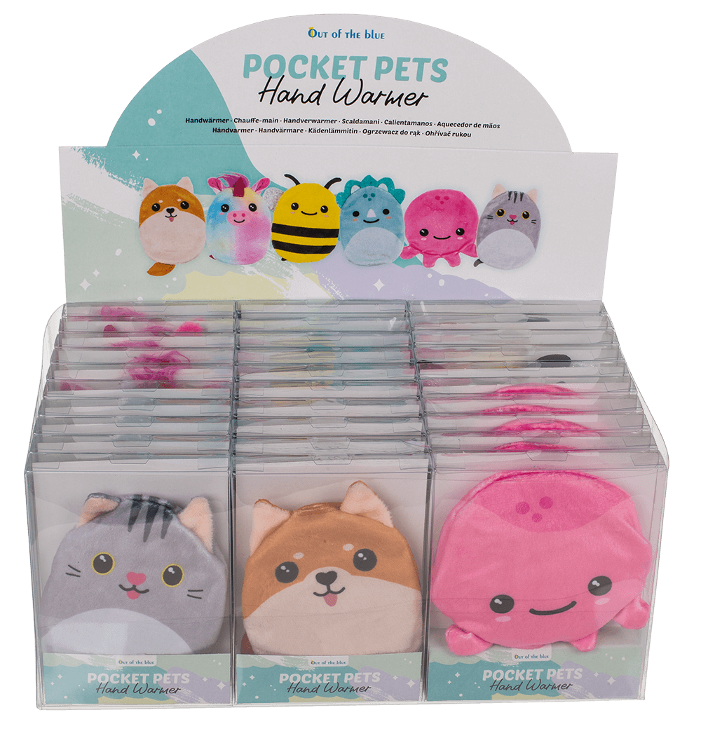 Hand warmer with plush cover,