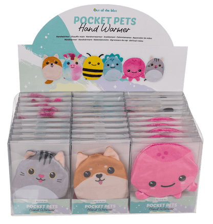 Hand warmer with plush cover,