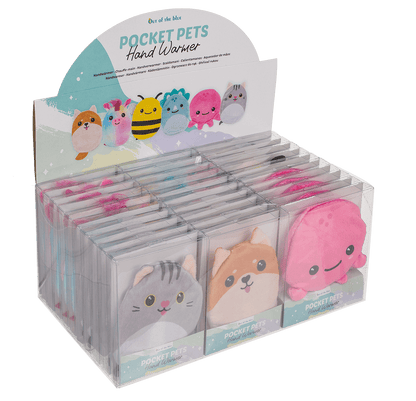 Hand warmer with plush cover,