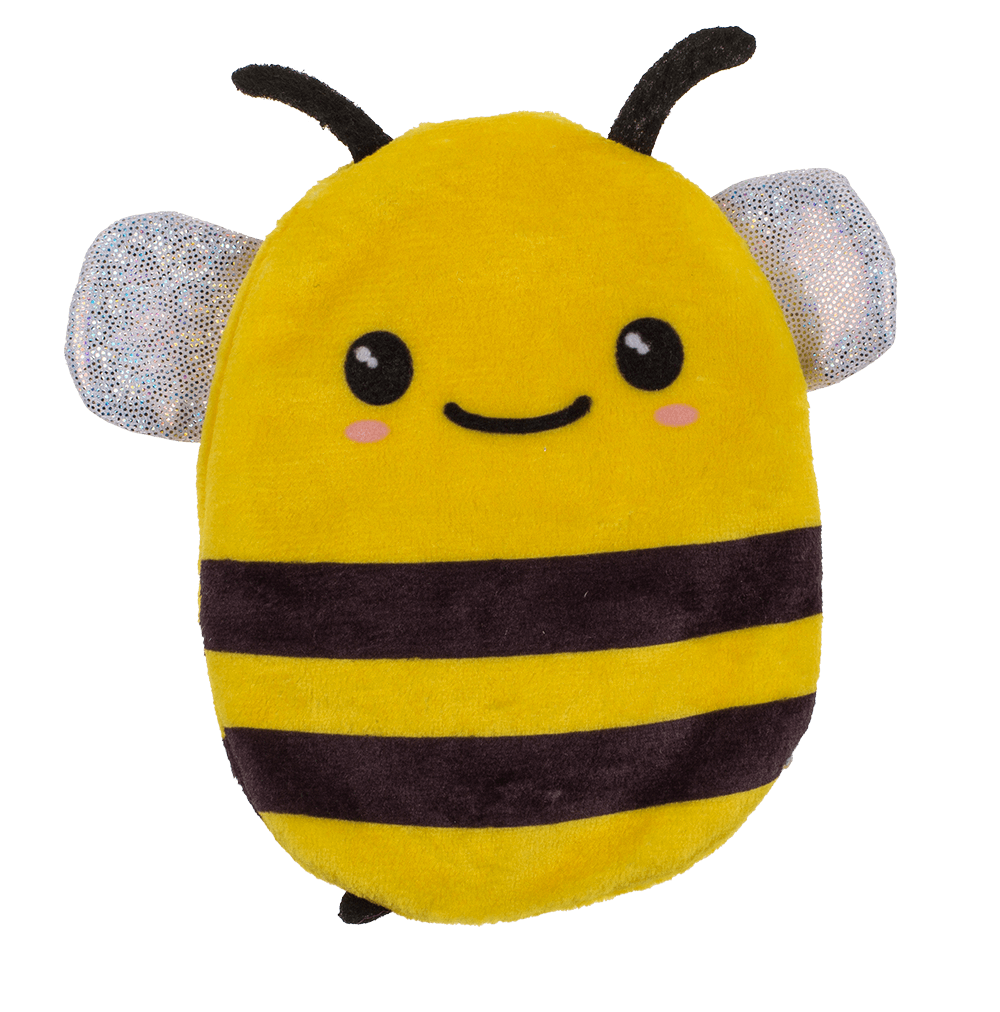 Hand warmer with plush cover,