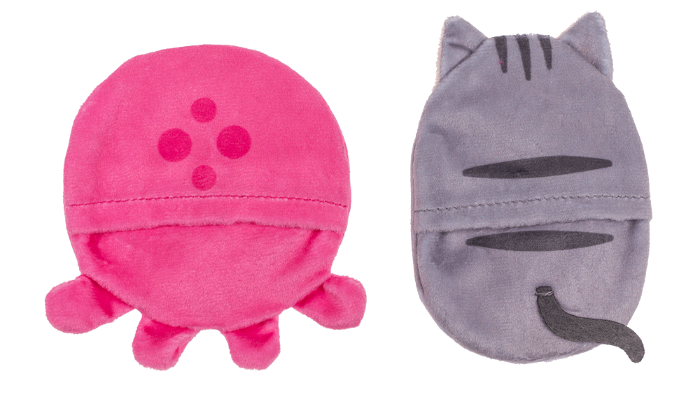Hand warmer with plush cover,