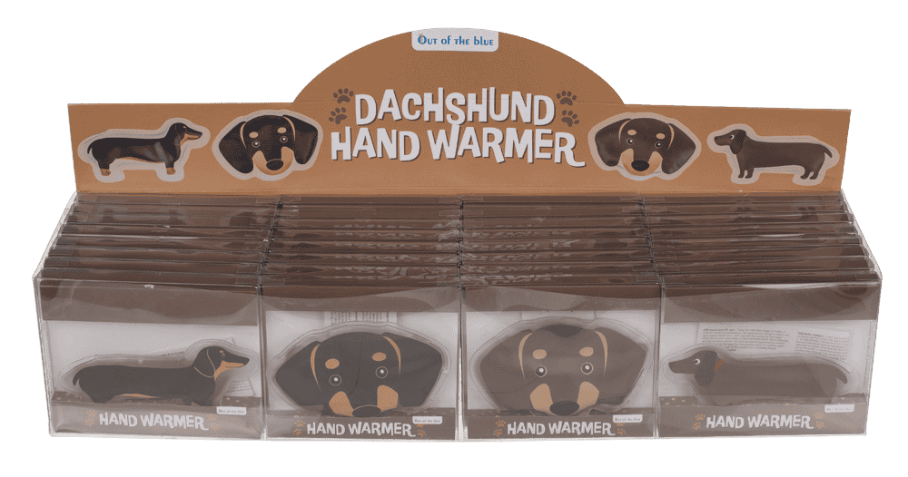 Hand warmer, Dachshund, 13 x 6 cm,