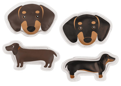 Hand warmer, Dachshund, 13 x 6 cm,