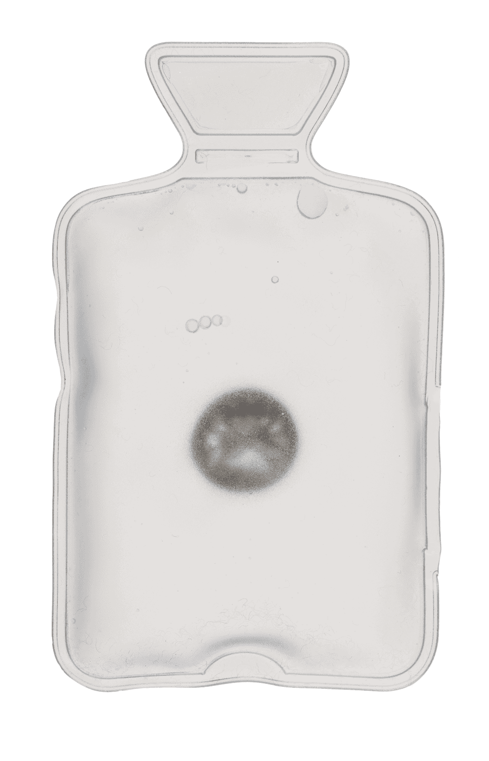 Handwarmer, hot water bottle witt knitted cover,