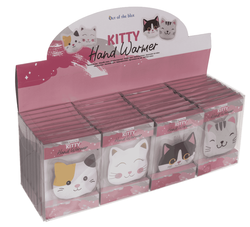 Handwarmer, Kittens, 9 x 9 cm,