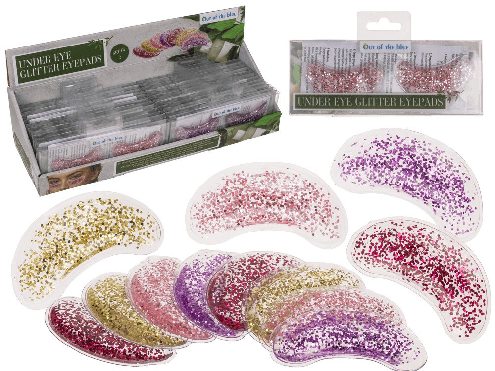 Under eye glitter eye pads,