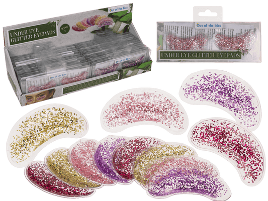 Under eye glitter eye pads,