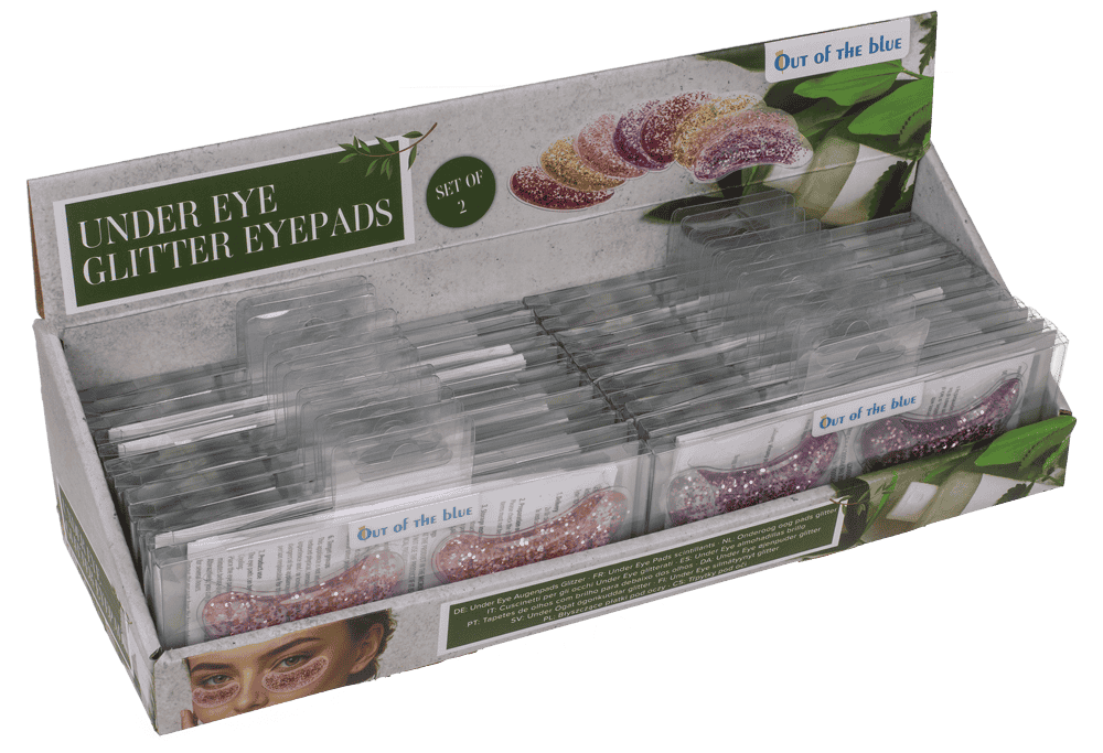 Under eye glitter eye pads,