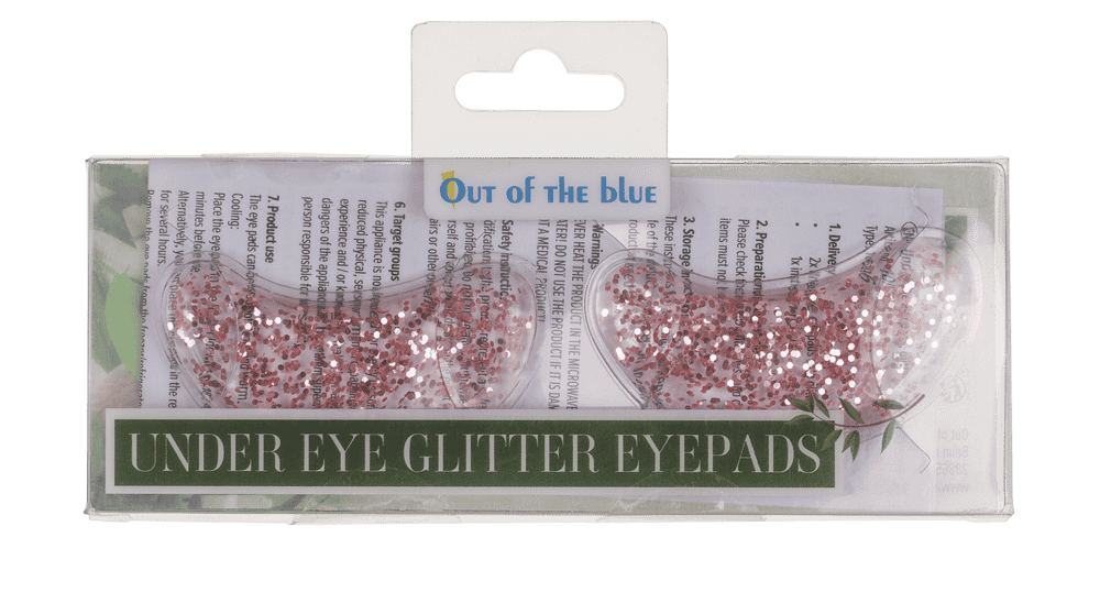 Under eye glitter eye pads,
