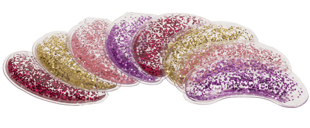 Under eye glitter eye pads,