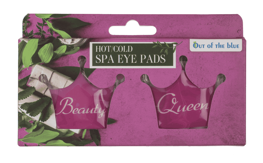 Hot/Cold Spa Eye Pads, in crown shape,