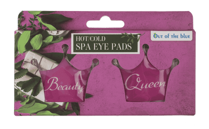Hot/Cold Spa Eye Pads, in crown shape,