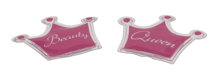 Hot/Cold Spa Eye Pads, in crown shape,