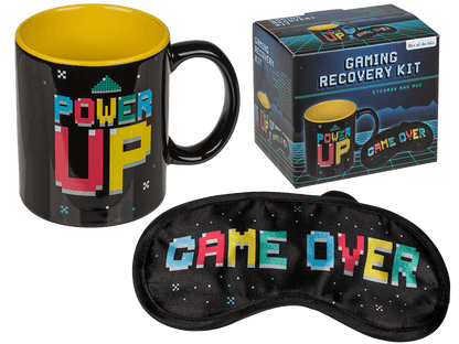 Gaming recovery kit, eye mask & cup,