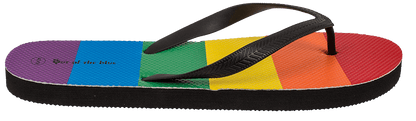 Flip Flops, Rainbow, Pride, Size 44/45