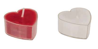 Heart shaped tea light,