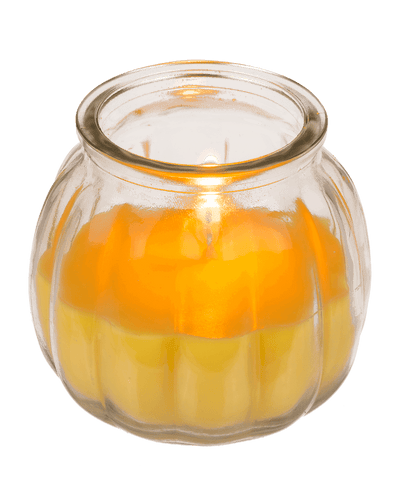 Citronella candle in glass,