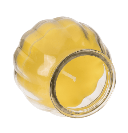 Citronella candle in glass,