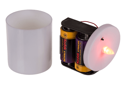 LED grave light, red,