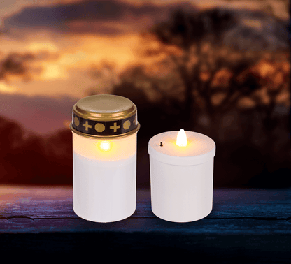 LED grave light, white,