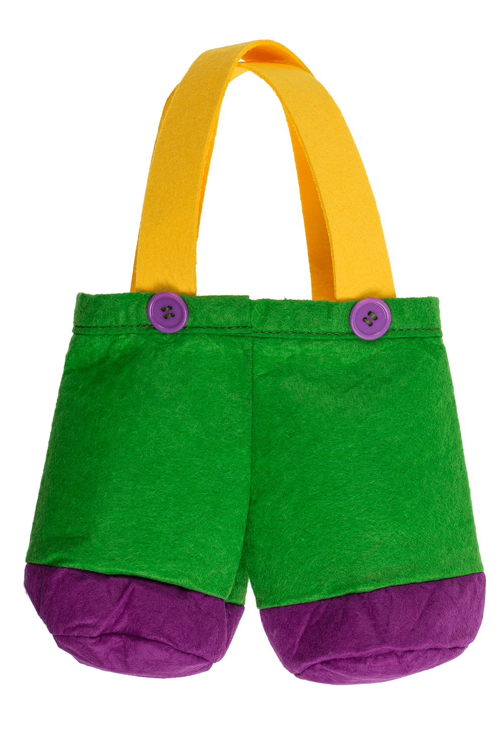 Felt collecting bag, Bunny trousers, 10 x 9 cm;