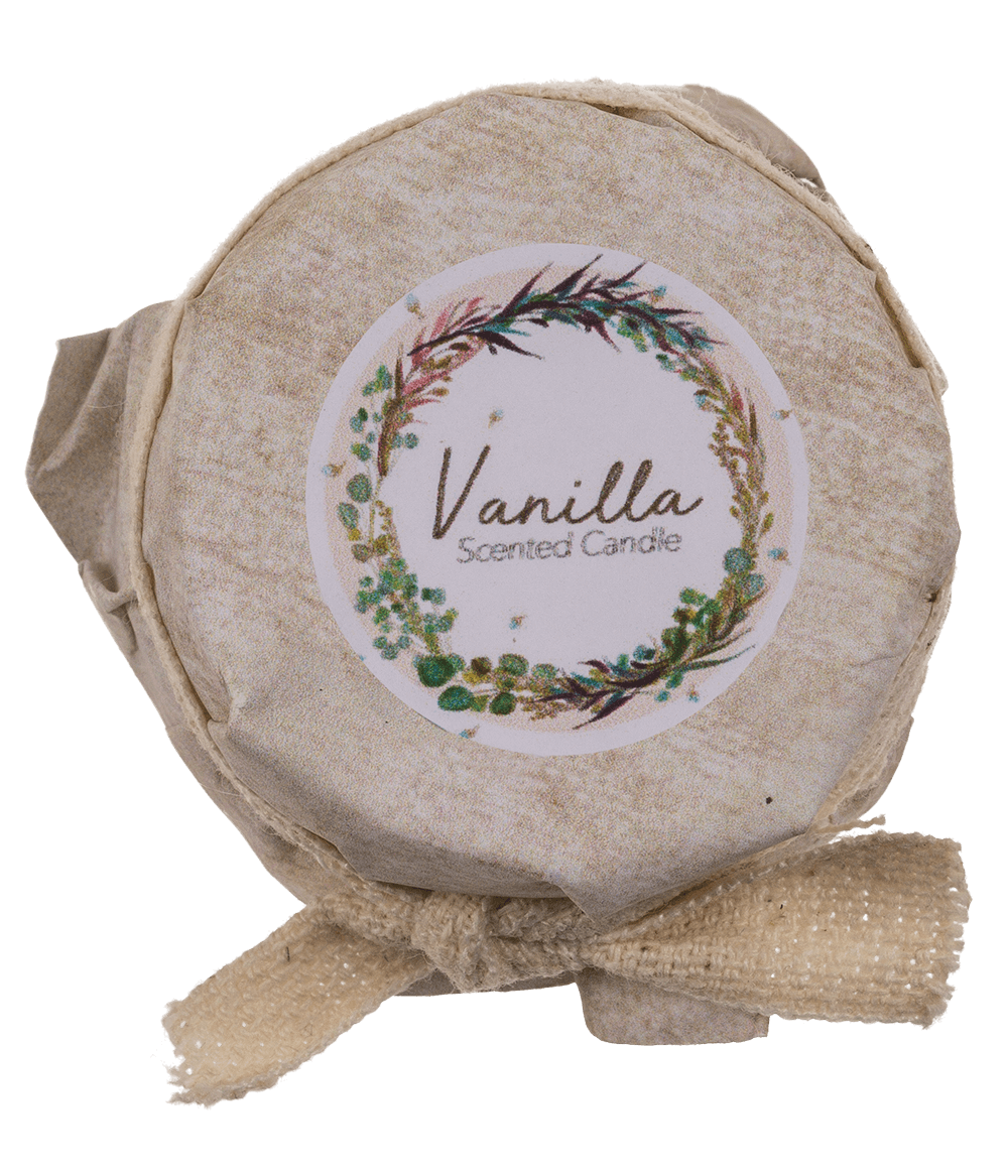 Candle with natural wax (White Tea, Vanilla, Lily,