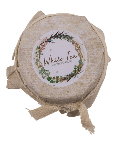Candle with natural wax (White Tea, Vanilla, Lily,