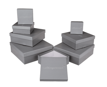 Grey gift box, Lieblingsmensch,