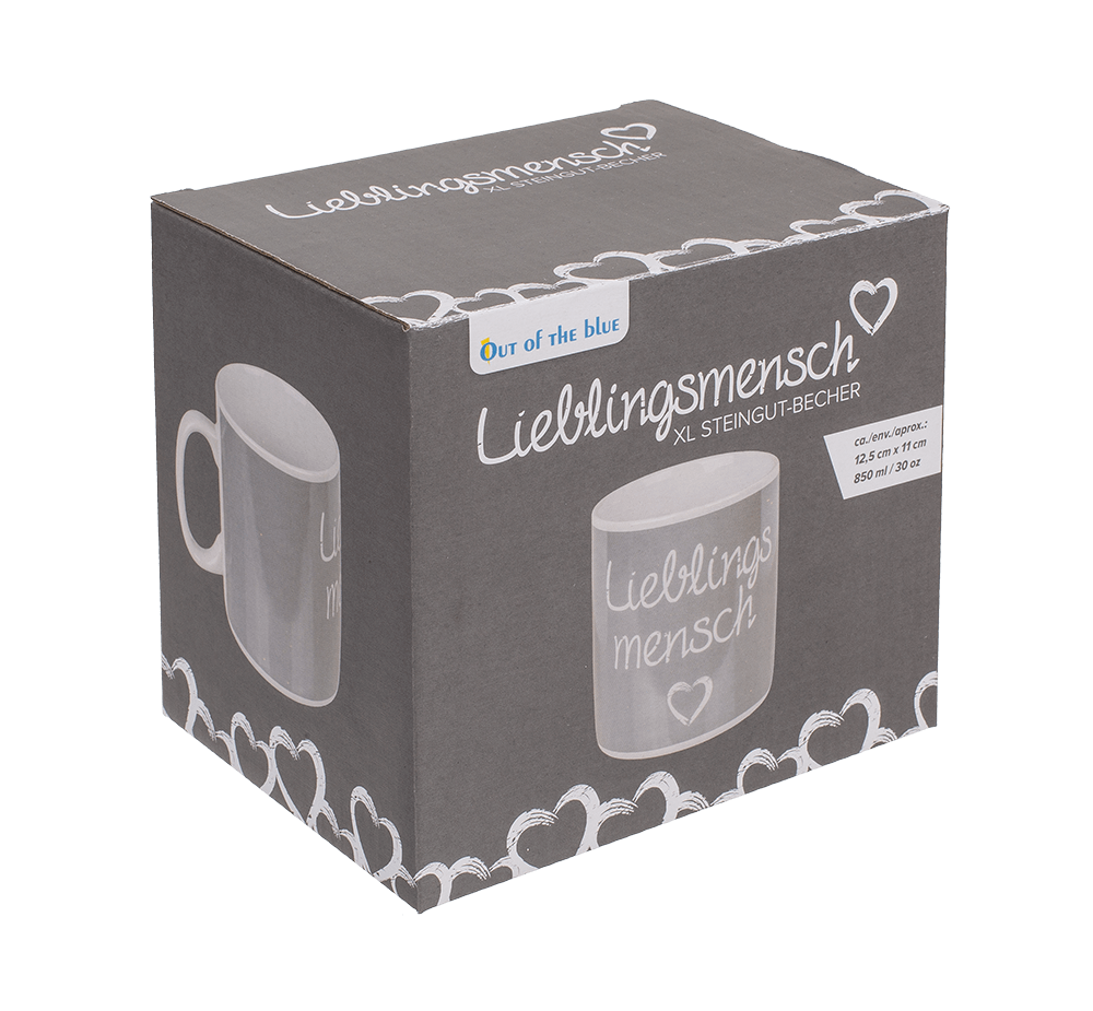Mug, Lieblingsmensch, ca. 12,5 x 11 cn,