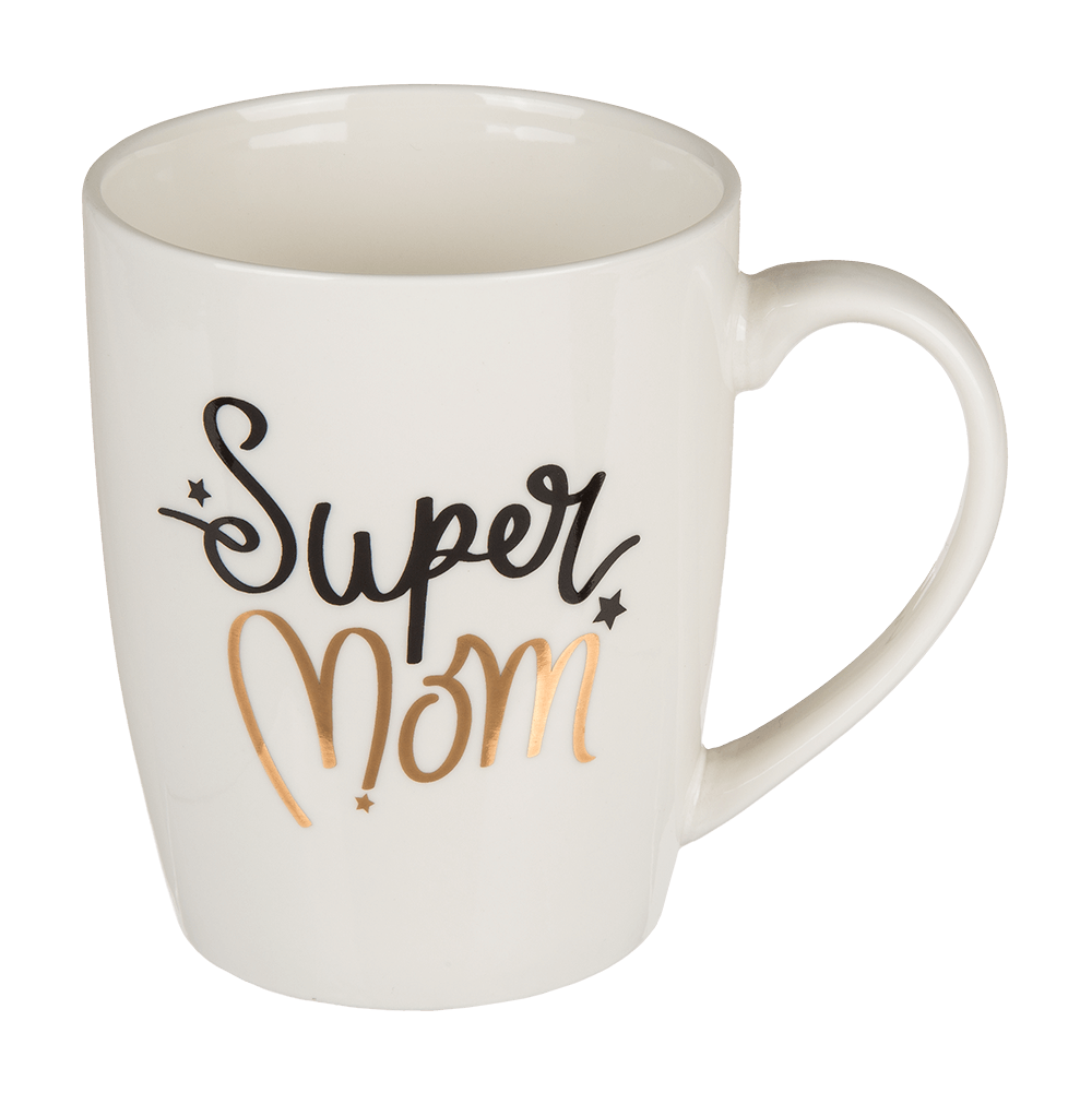 New Bone China mug, Super Mom & Daddy Cool,