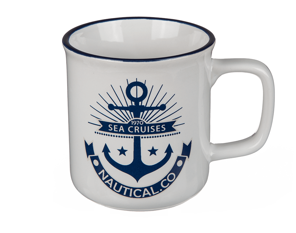 Mug, anchor,