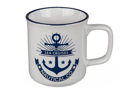 Mug, anchor,