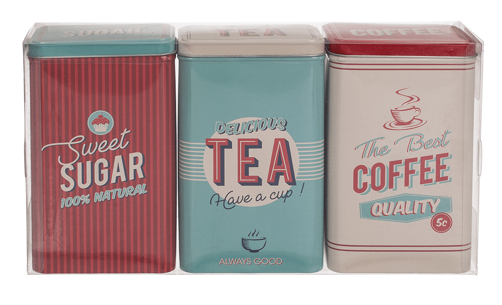 Rectangular tin box,