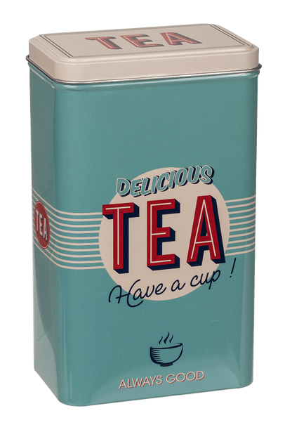 Rectangular tin box,