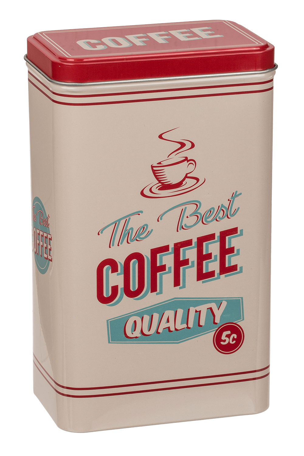 Rectangular tin box,