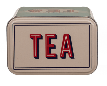 Rectangular tin box,