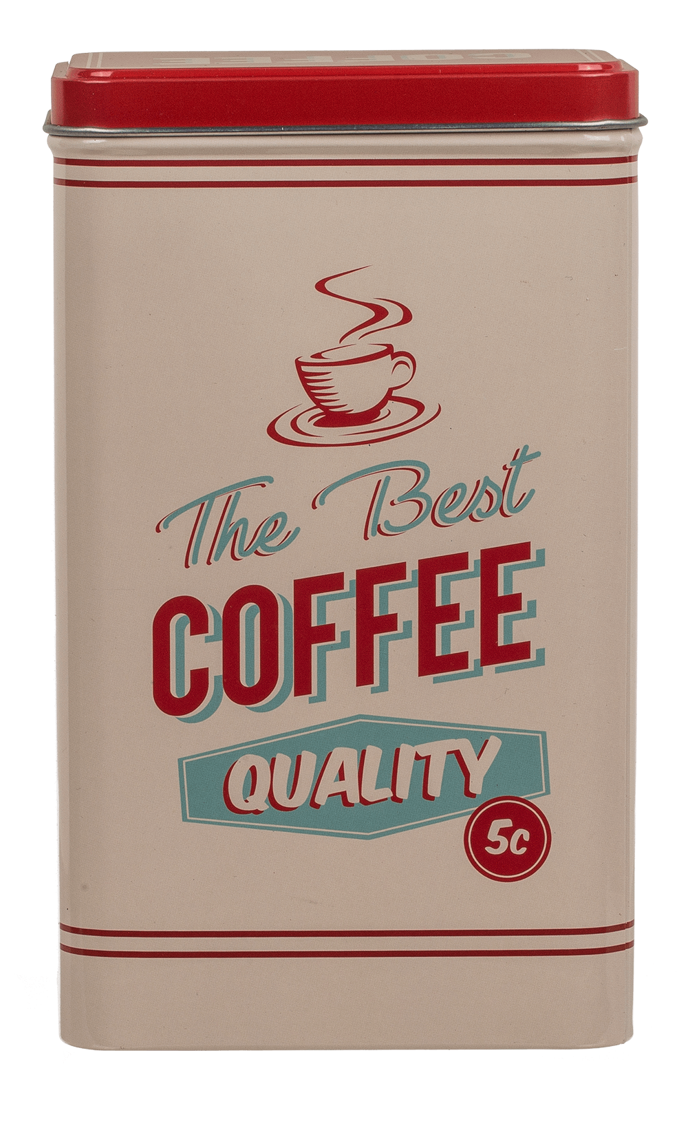 Rectangular tin box,