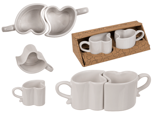 Heart shaped espresso mug,