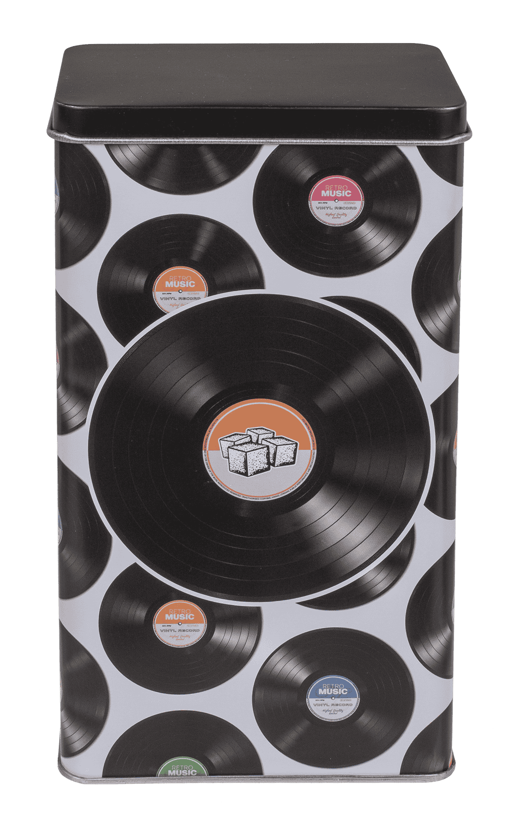 Rectangular tin box, Coffee, Tea & Sugar,