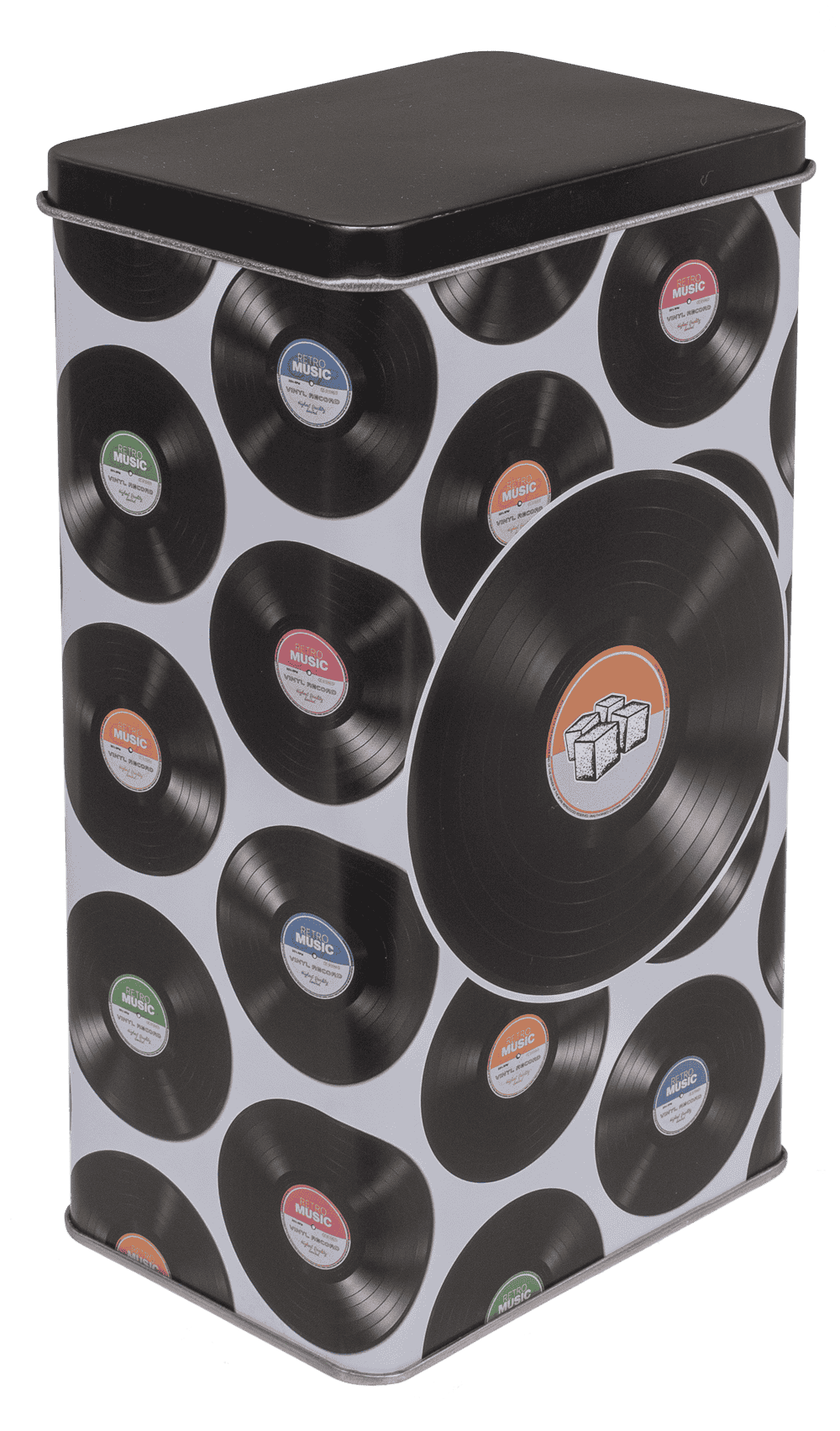 Rectangular tin box, Coffee, Tea & Sugar,